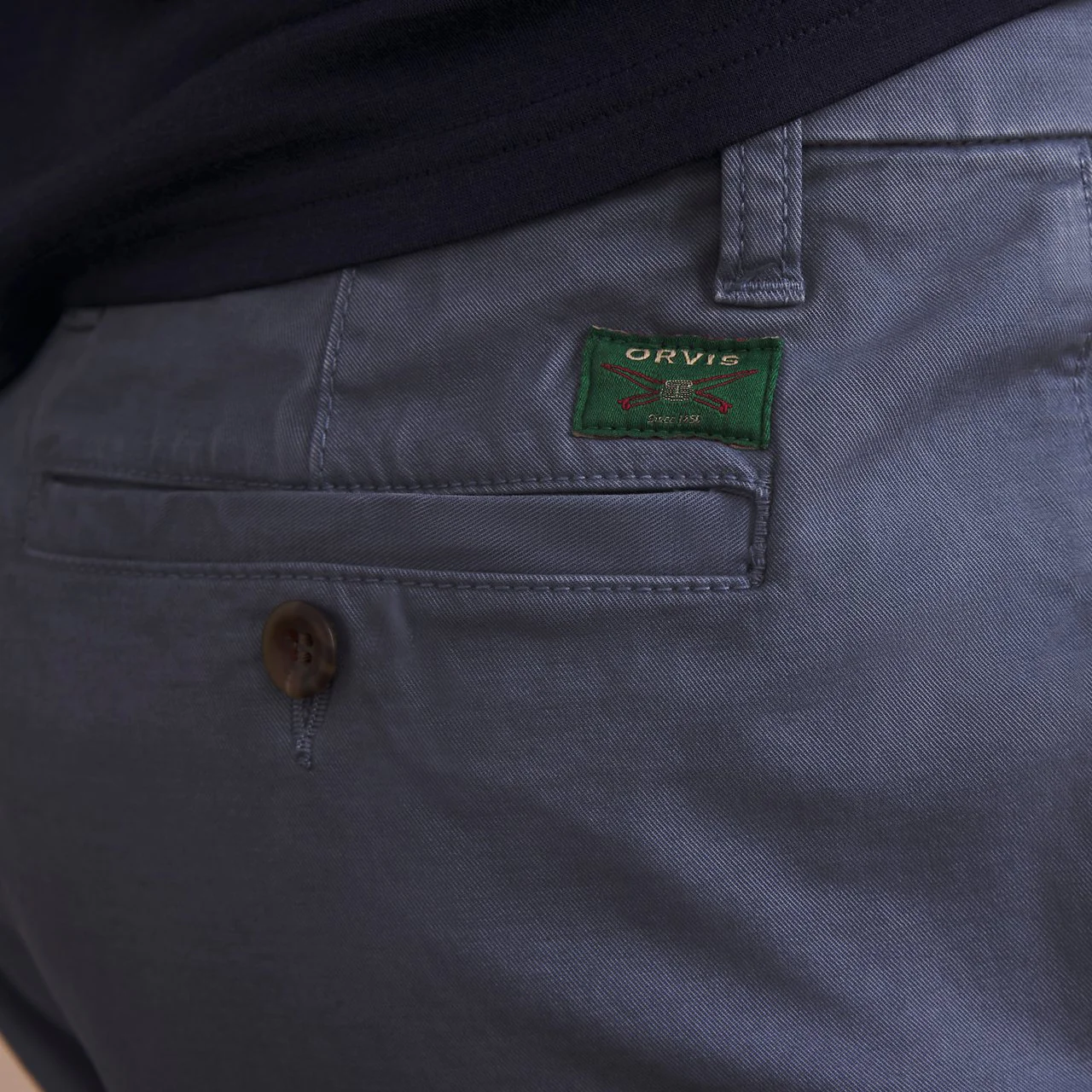 1856 Stretch Twill 9" Chino Shorts - Image 3