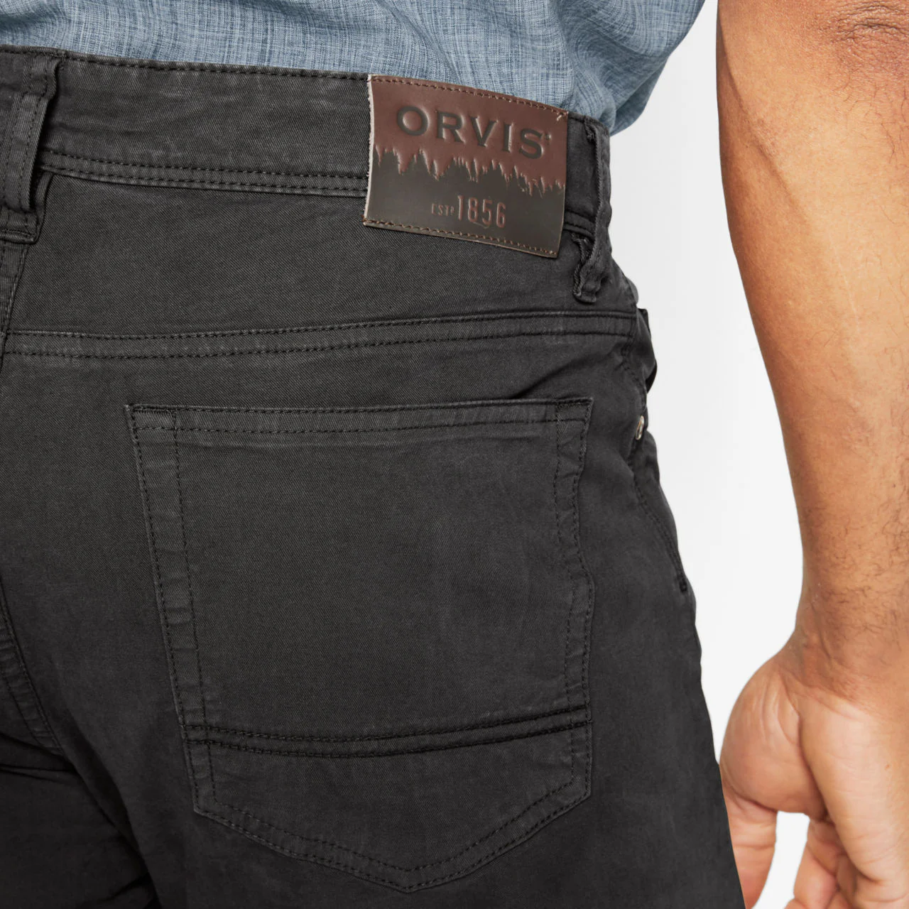 1856 Stretch Twill 5-Pocket Trousers - Image 15
