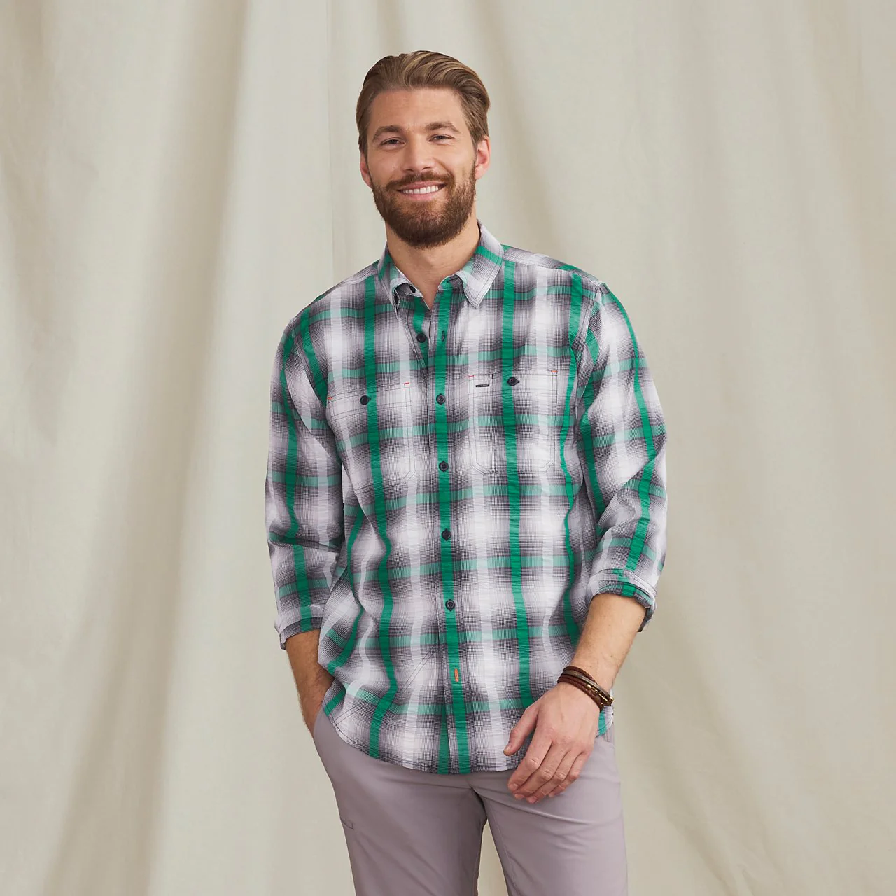 Men’s Angler Long-Sleeve Work Shirt - Image 5