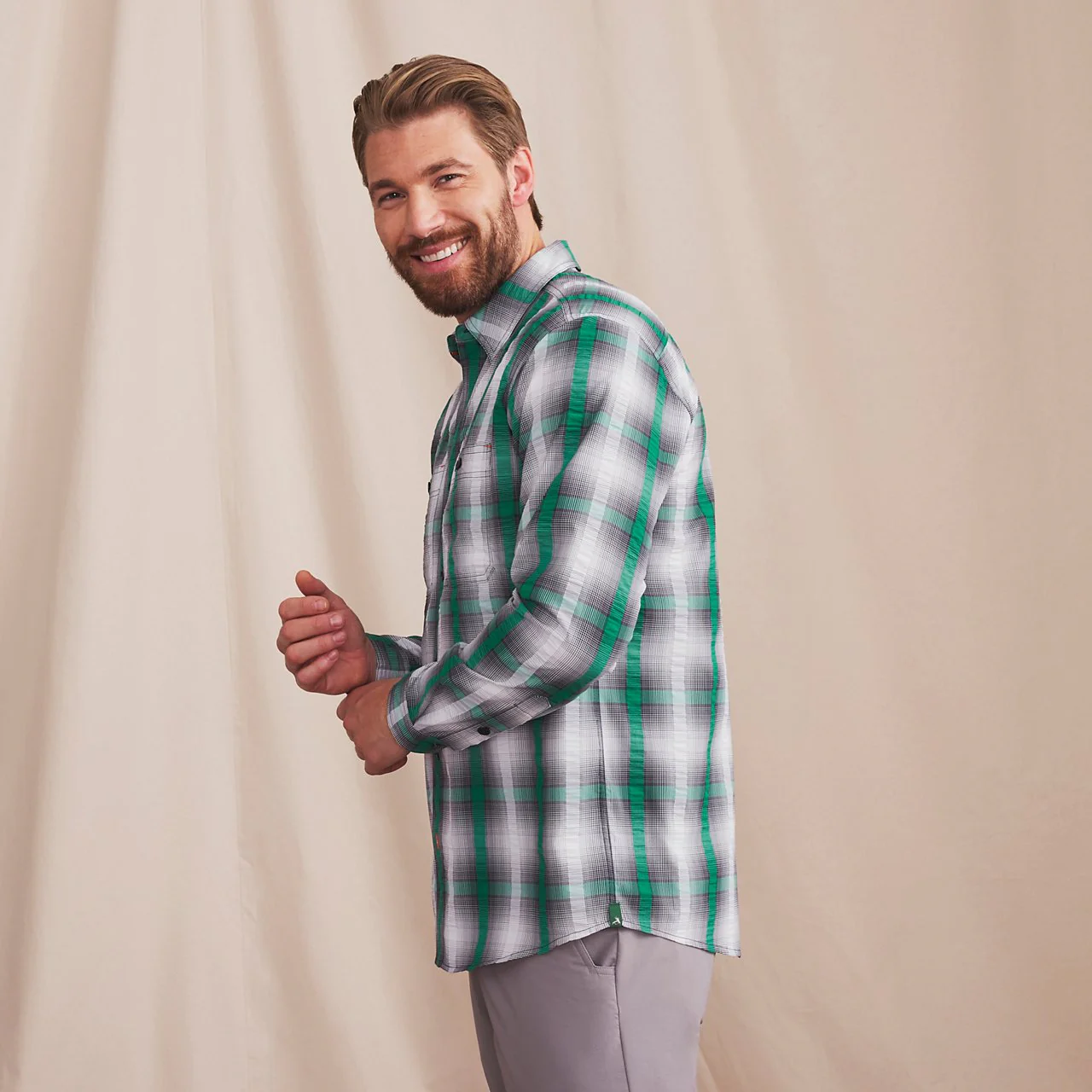 Men’s Angler Long-Sleeve Work Shirt - Image 6