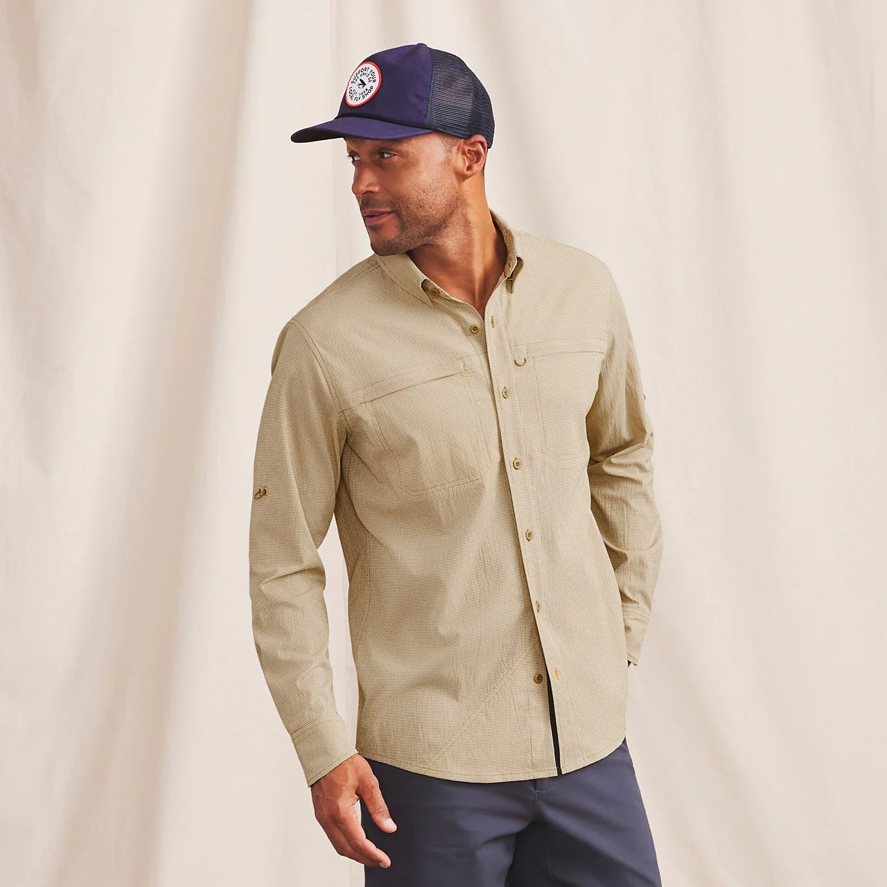 Men's Open Air Caster Long-Sleeve Shirt