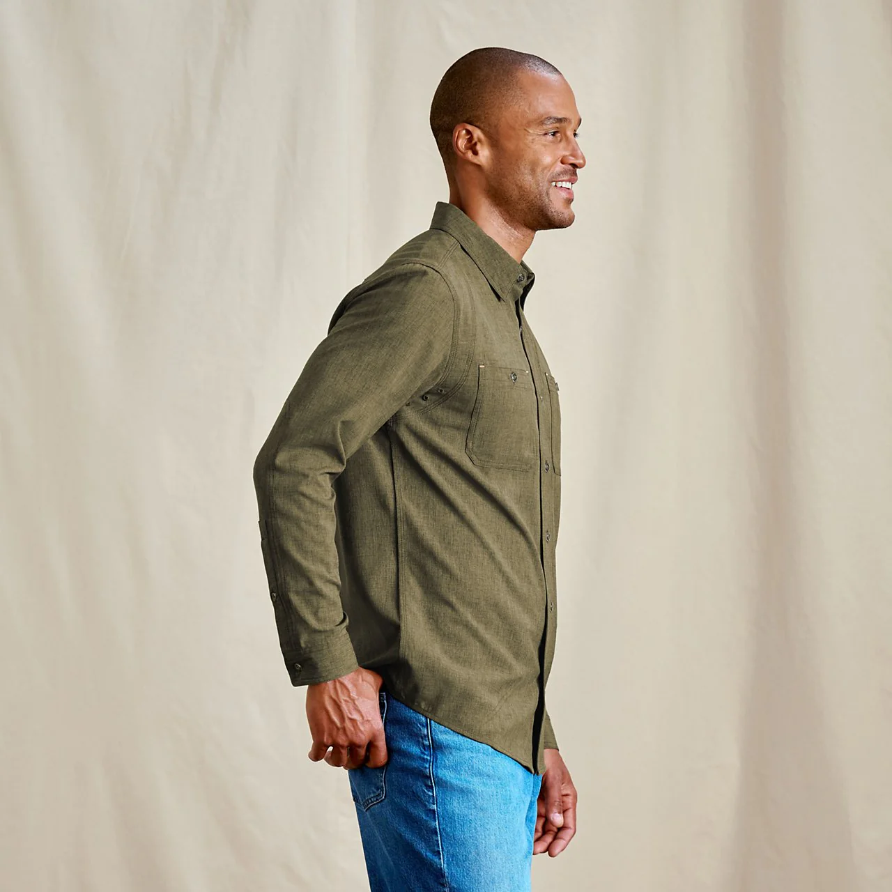 Tech Chambray Work Shirt - Image 16