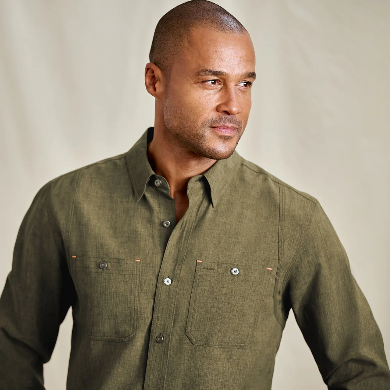 Tech Chambray Work Shirt - Image 19