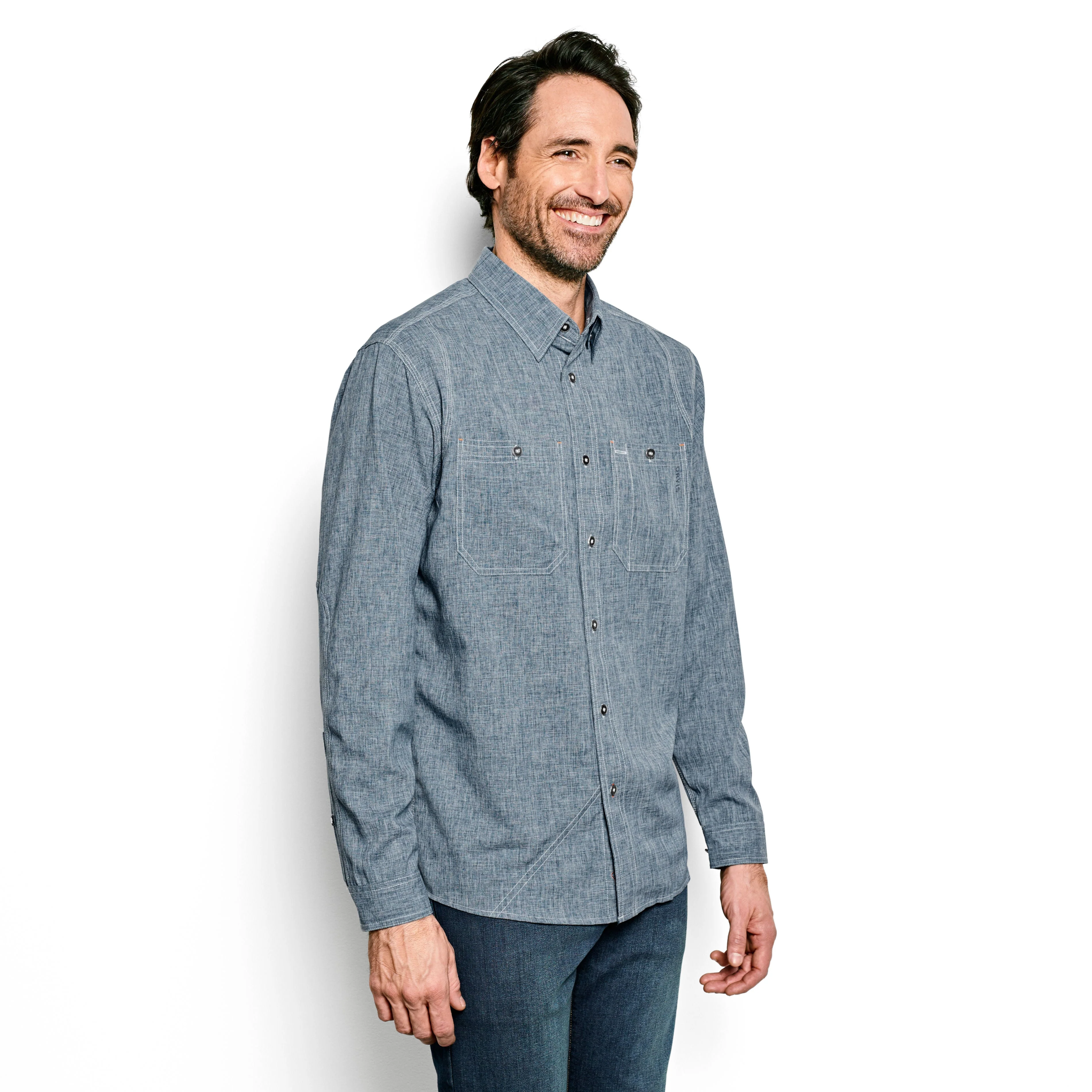 Tech Chambray Work Shirt - Image 4